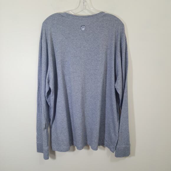 Life is good Game on football classic fit long sleeve graphic tshirt men size XL - Picture 3 of 8